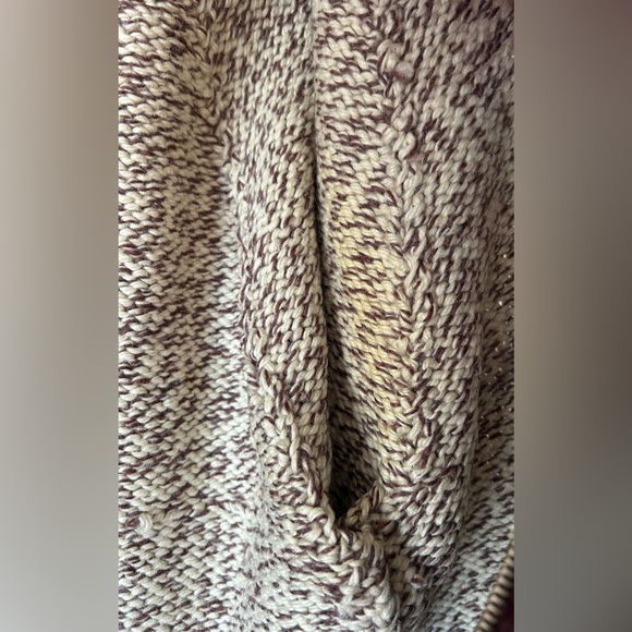 VINTAGE Cowichan Handmade Knit Zip Up Sweater | Large - Picture 5 of 6